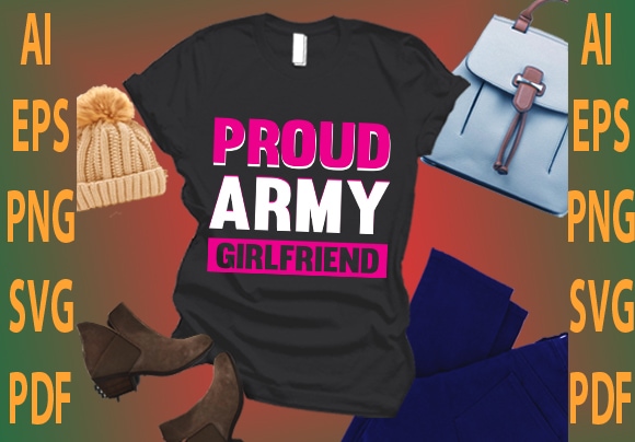 proud army girlfriend