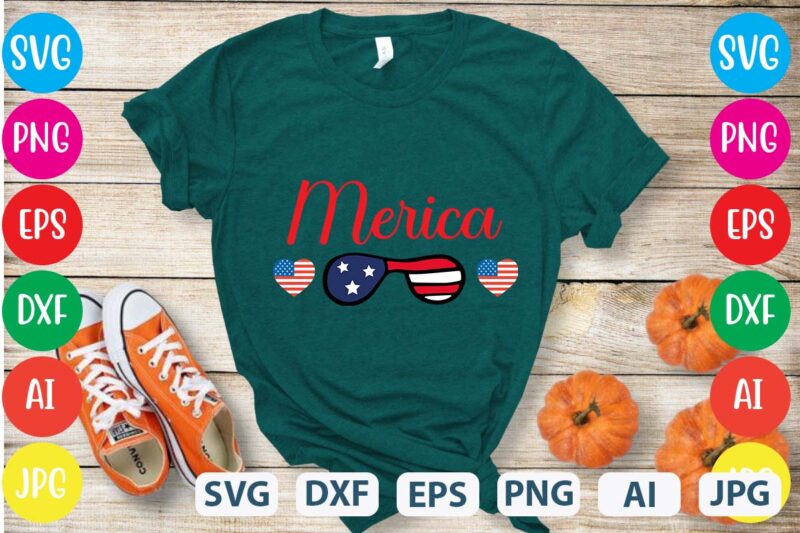 Merica svg vector for t-shirt