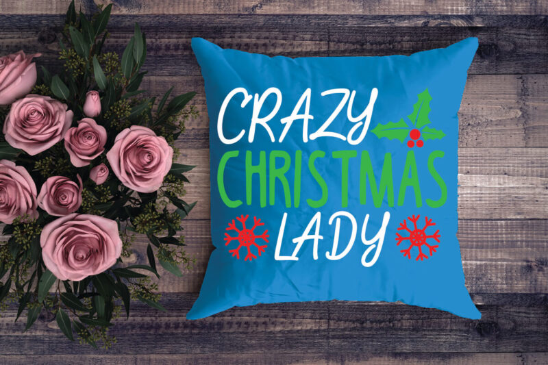 crazy Christmas lady