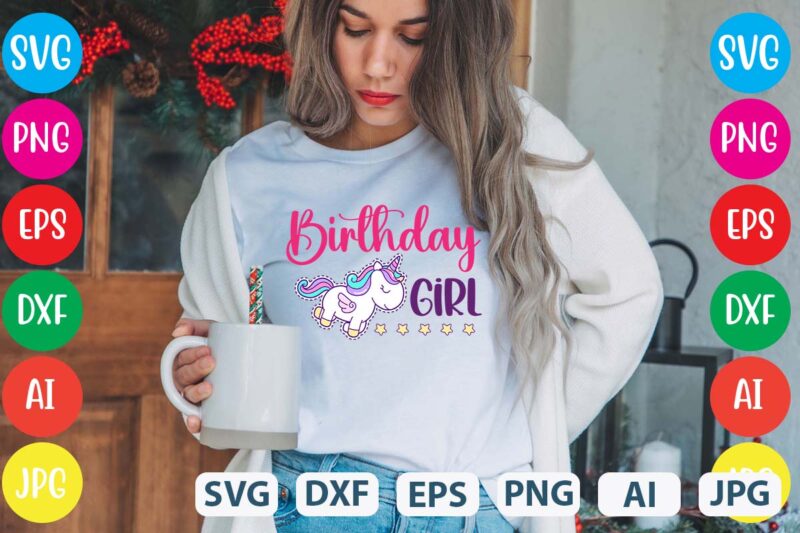 Birthday Girl svg vector for t-shirt