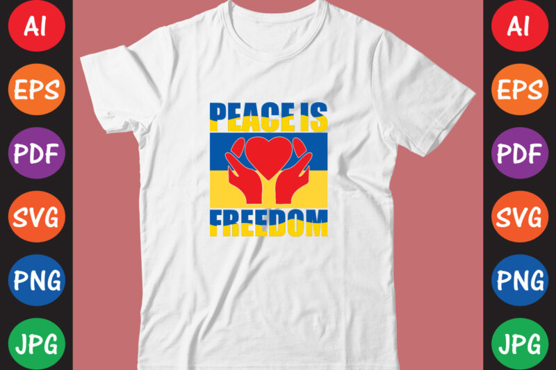 Stop War Make Peace Ukraine T-shirt And SVG Design