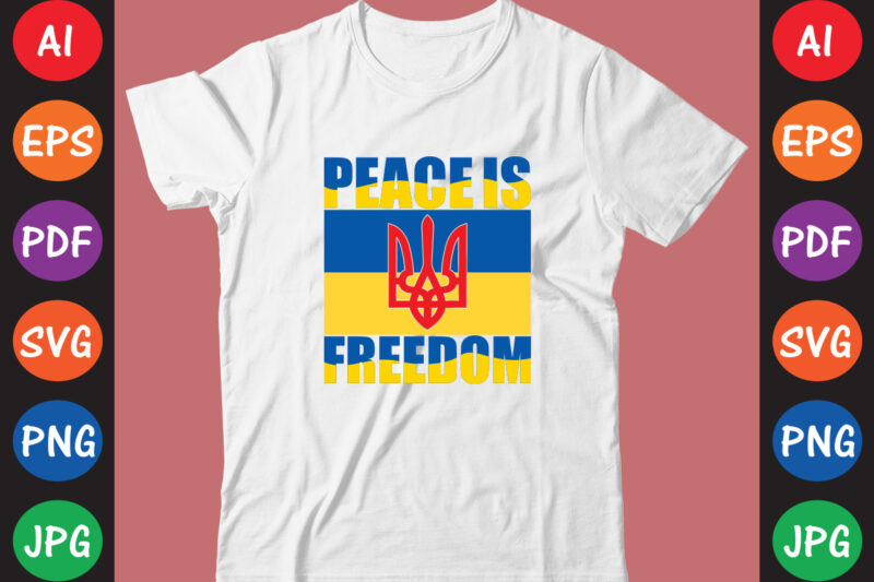 Stop War Make Peace Ukraine T-shirt And SVG Design