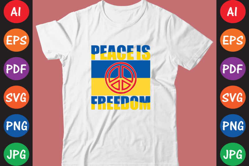 Stop War Make Peace Ukraine T-shirt And SVG Design