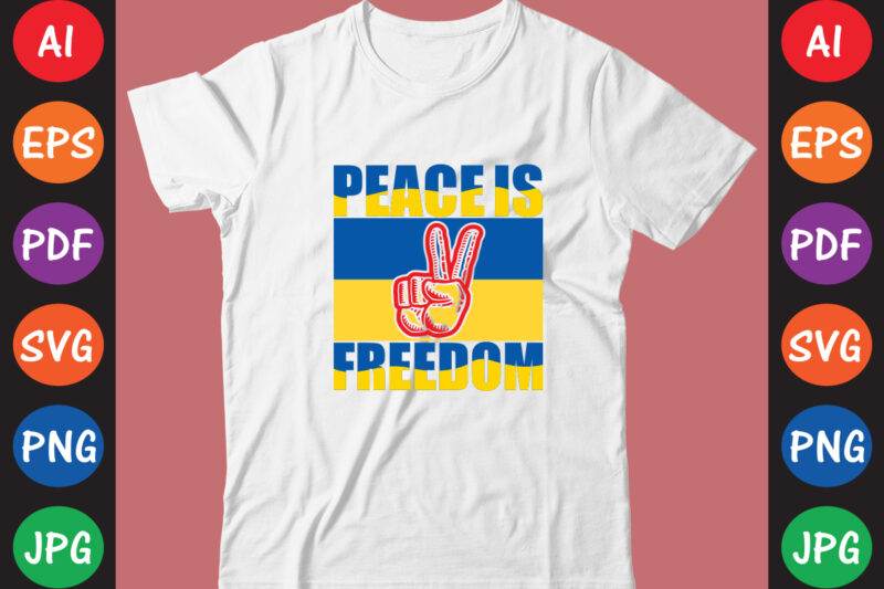 Stop War Make Peace Ukraine T-shirt And SVG Design