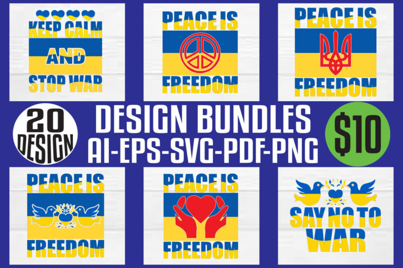 Ukraine T-shirt Design Bundle