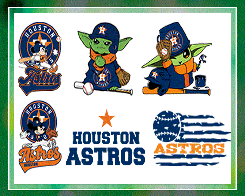 Houston Astros Disney Mickey Mouse Team SVG, MLB SVG, Disney SVG, Cricut,  Cut Files, Clipart, Silhouette, Printable File