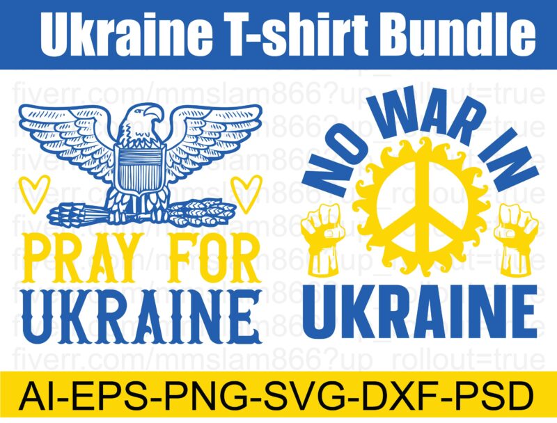 Ukraine T-shirt bundle