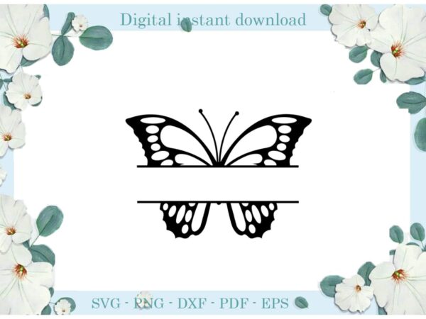 Trending gifts butterfly black and white , diy crafts butterfly svg files for cricut, fly silhouette sublimation files, cameo htv prints t shirt designs for sale