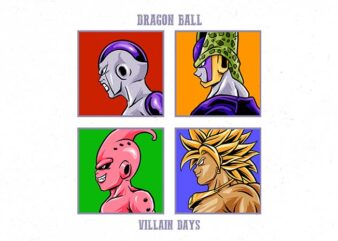 villain days t shirt vector art