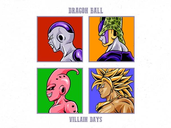 Villain days t shirt vector art