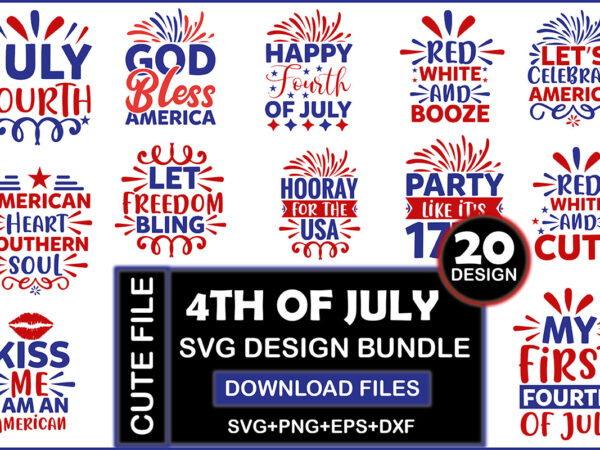 4th of july svg design bundle