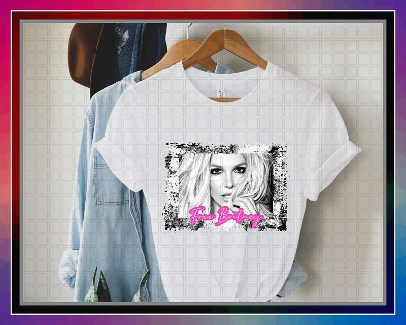 Free Britney Neon Grunge Digital Transfer Png, Free Britney Png 