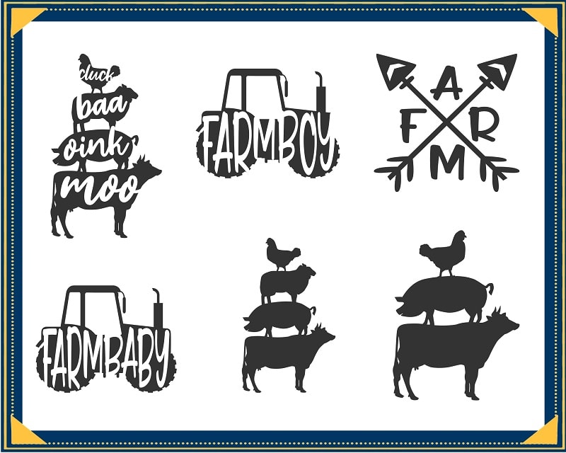 26 files Farm Life SVG Bundle | Farmhouse SVG Cut Files | commercial use | instant download | printable vector clip art | Farming Saying And Quotes 712880257