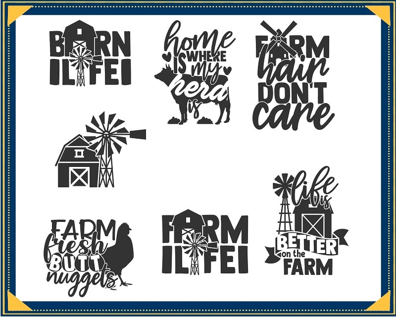 26 files Farm Life SVG Bundle | Farmhouse SVG Cut Files | commercial use | instant download | printable vector clip art | Farming Saying And Quotes 712880257