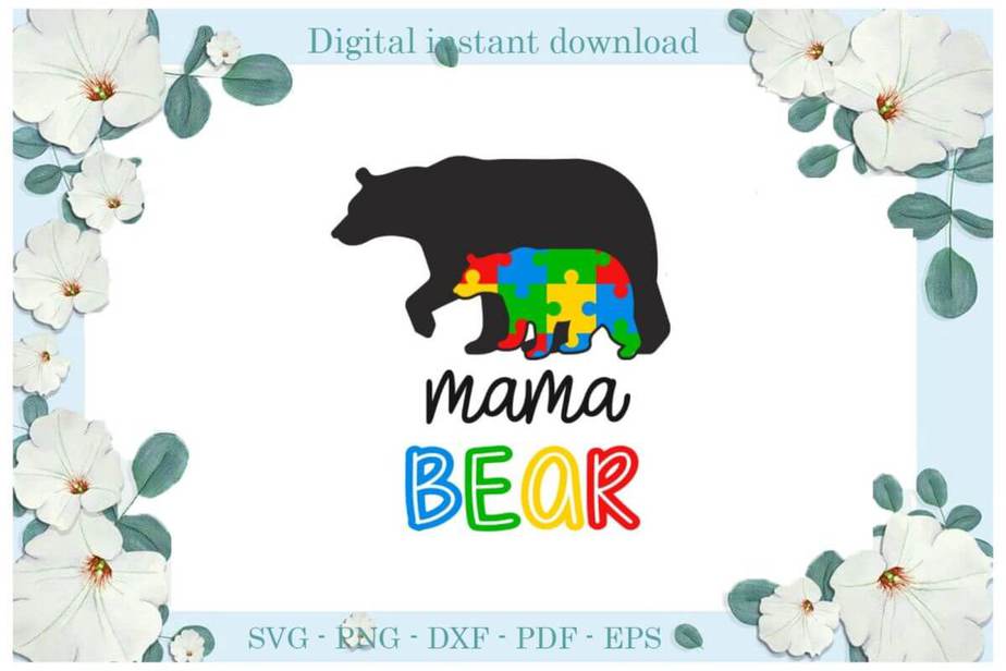 Mama Bear Design, Sublimation Printable Graphic by PowerVECTOR · Creative  Fabrica