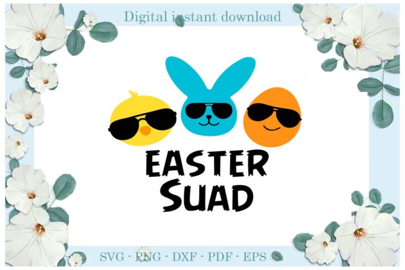 Happy Easter Day Easter Suad Diy Crafts Bunny Svg Files For Cricut, Easter Sunday Silhouette Easter Basket Sublimation Files, Cameo Htv Print