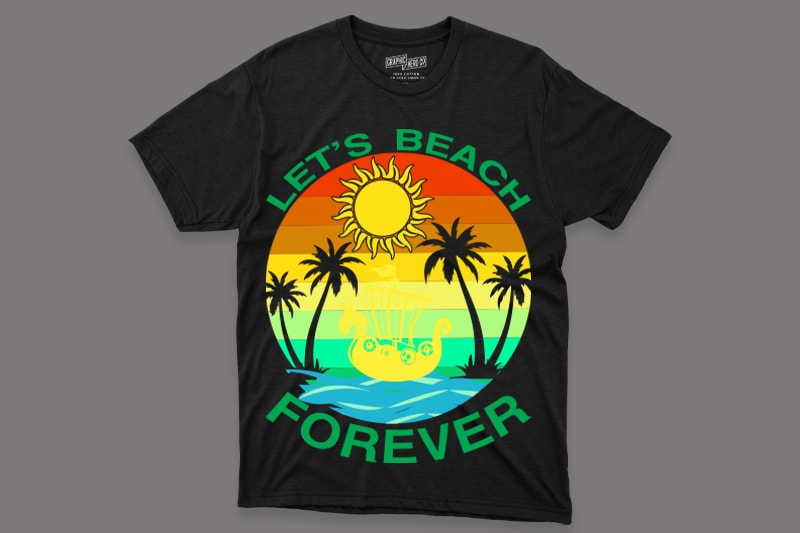 Bestselling Summer T-Shirt Design for Commercial use.