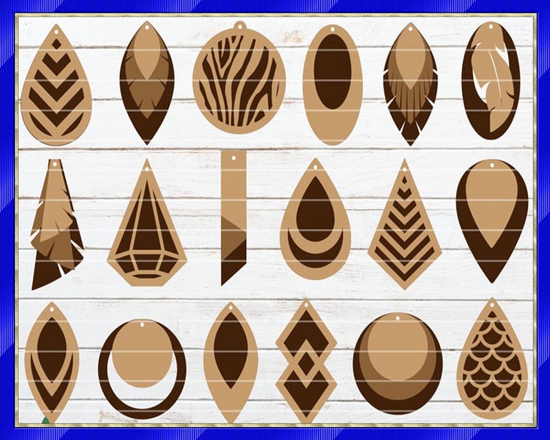 500 HUGE Earring Designs SVG Bundle, Different Earring Designs, Cuttable Leather Wood Acrylic, SVG Cut Files, Instant Digital Download 690958284