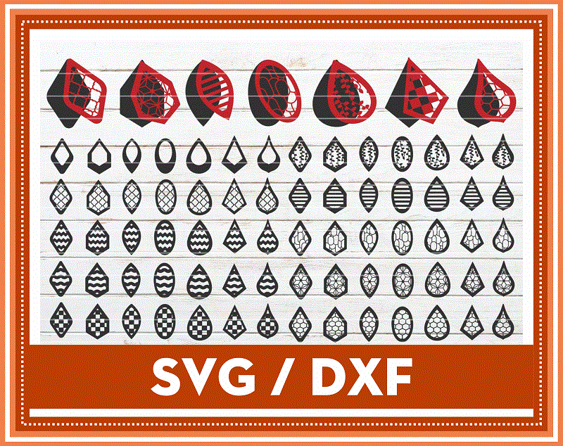 500 HUGE Earring Designs SVG Bundle, Different Earring Designs, Cuttable Leather Wood Acrylic, SVG Cut Files, Instant Digital Download 690958284