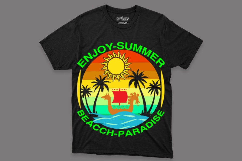 Bestselling Summer T-Shirt Design for Commercial use. - Buy t-shirt designs