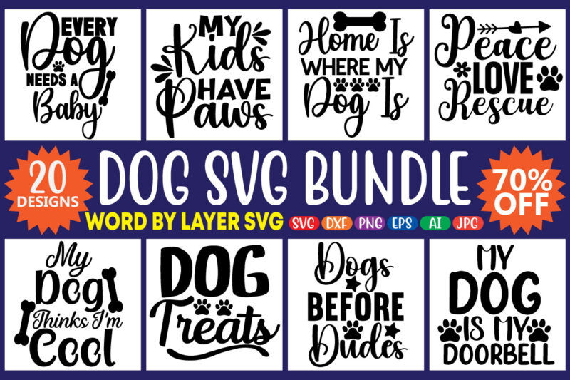 Dog Svg Bundle