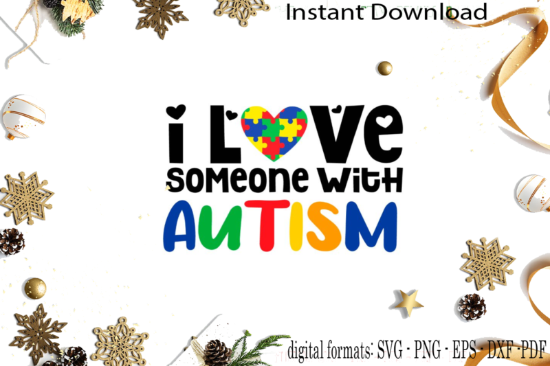 Autism Awareness Gift Idea SVG Sublimation Files