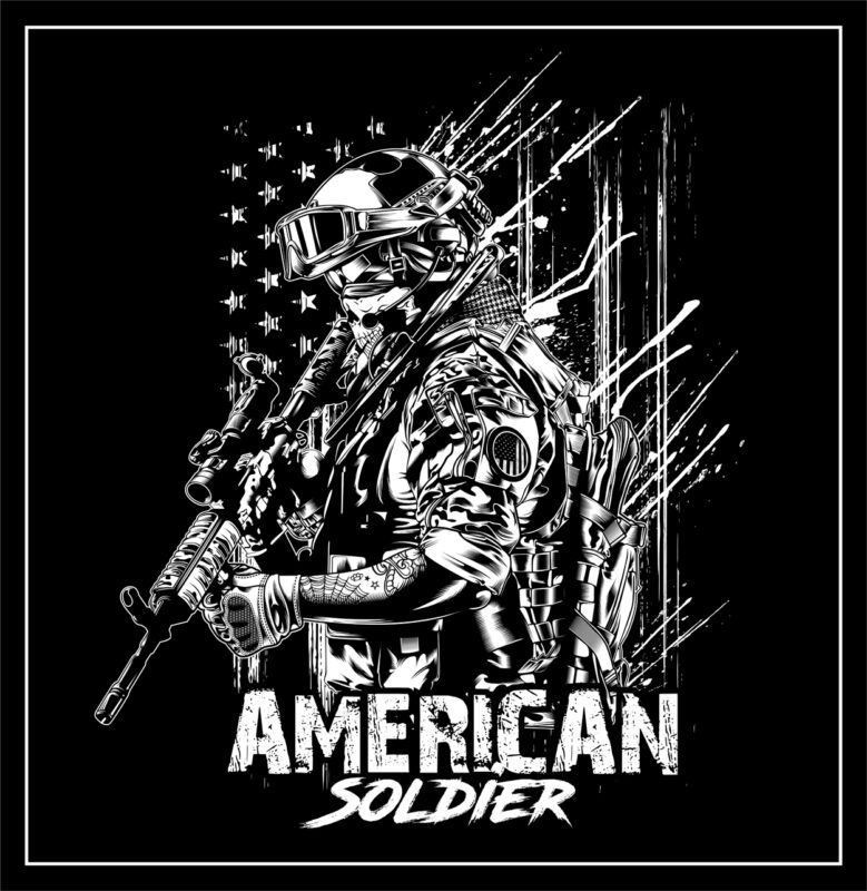 AMERICAN SOLDIER ILLUSTRATION