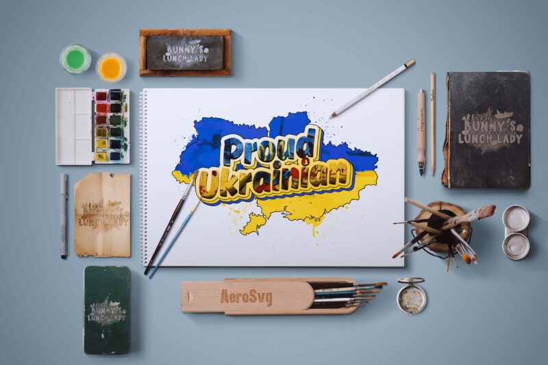 Proud Ukrainian Tshirt Design