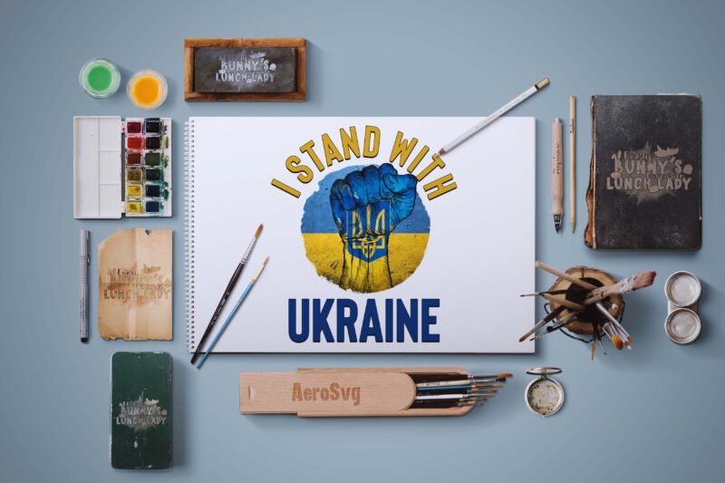 I Stand With Ukraine Tshirt Design