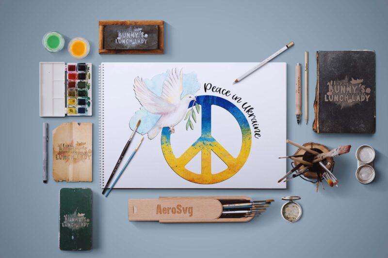 Peace In Ukraine Tshirt Design