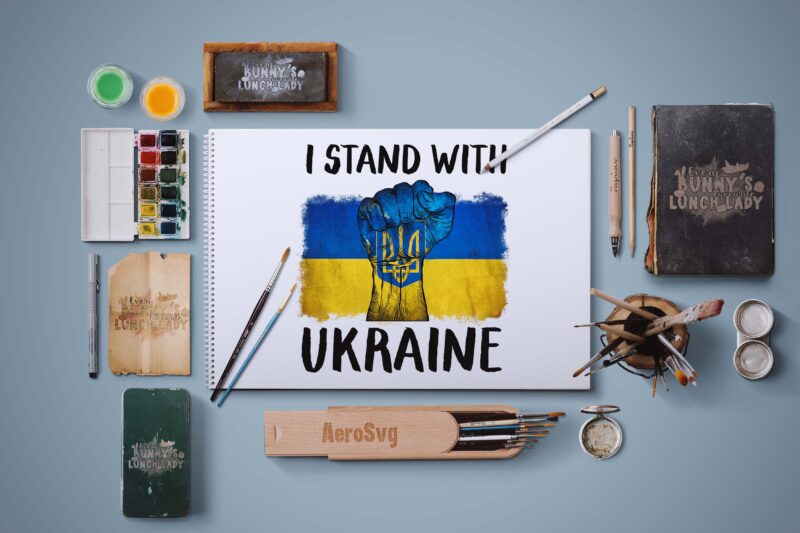 I Stand With Ukraine Tshirt Design