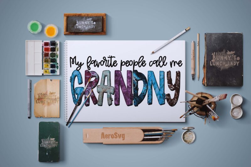 My Favorite People Call Me Grandny Tshirt Design