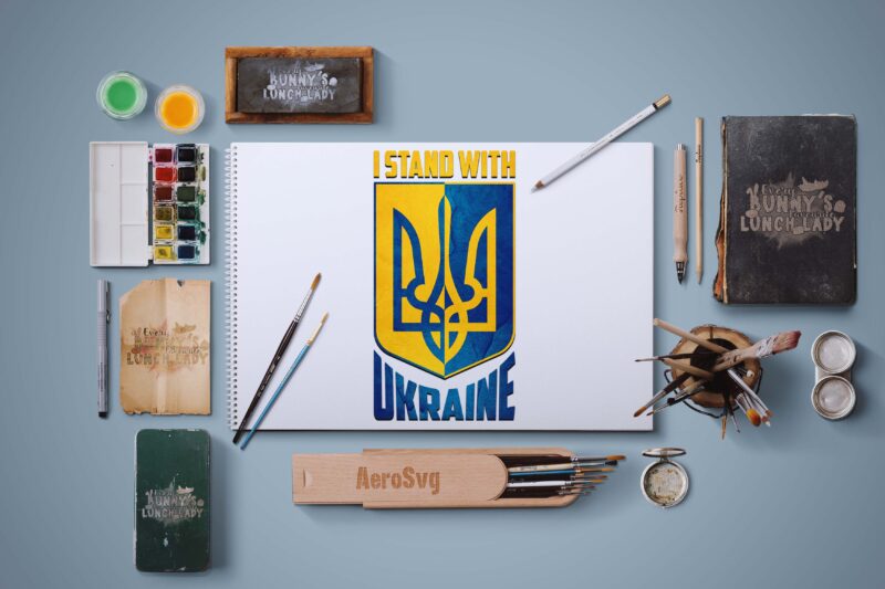 I Stand With Ukraine Tshirt Design