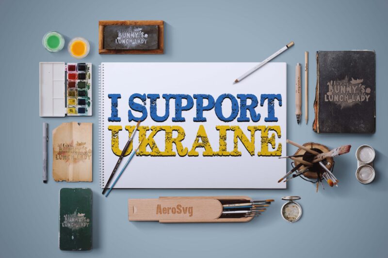 I Support Ukraine Tshirt Design