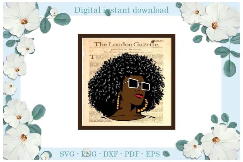 Black Girl Paper Gift For Afro Queen Gifts Diy Crafts Svg Files For Cricut, Silhouette Sublimation Files, Cameo Htv Print