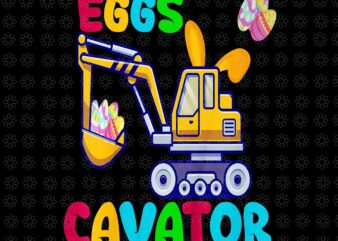 Eggs Cavator Png, Happy Easter Funny Excavator Hunting Eggs Png, Happy Easter Png, Easter Day Png, Bunny Png vector clipart