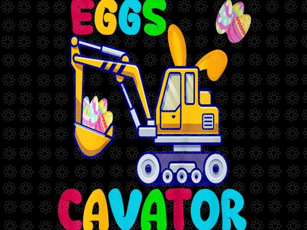 Eggs cavator png, happy easter funny excavator hunting eggs png, happy easter png, easter day png, bunny png vector clipart