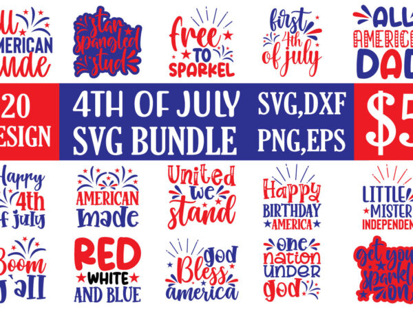 4th of july svg bundle