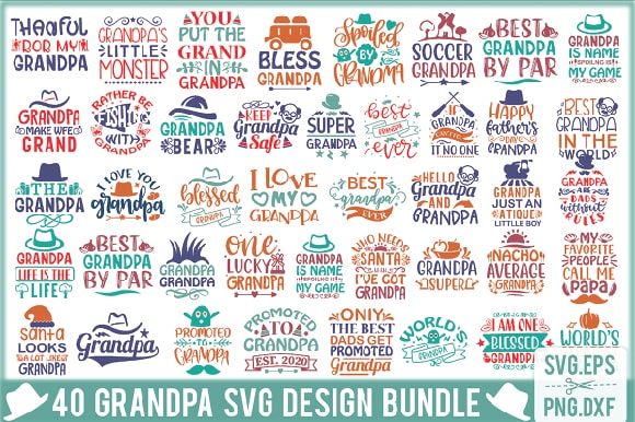 Grandpa SVG Design Bundle