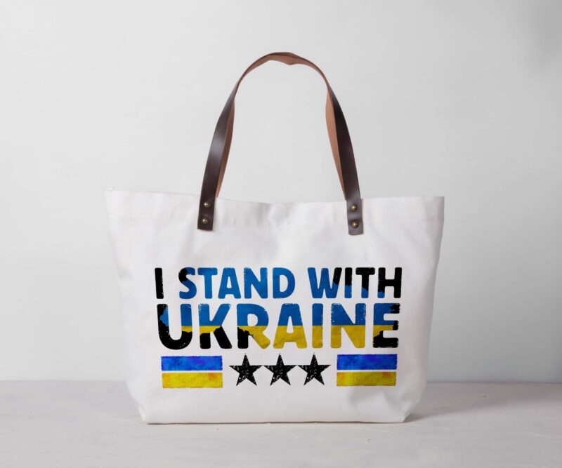 I Stand With Ukraine Sayings Tshirt Design