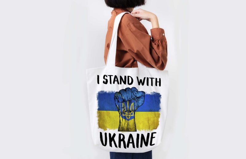 I Stand With Ukraine Tshirt Design