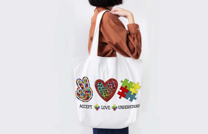 Accept Love Understand Autism Tshirt Design