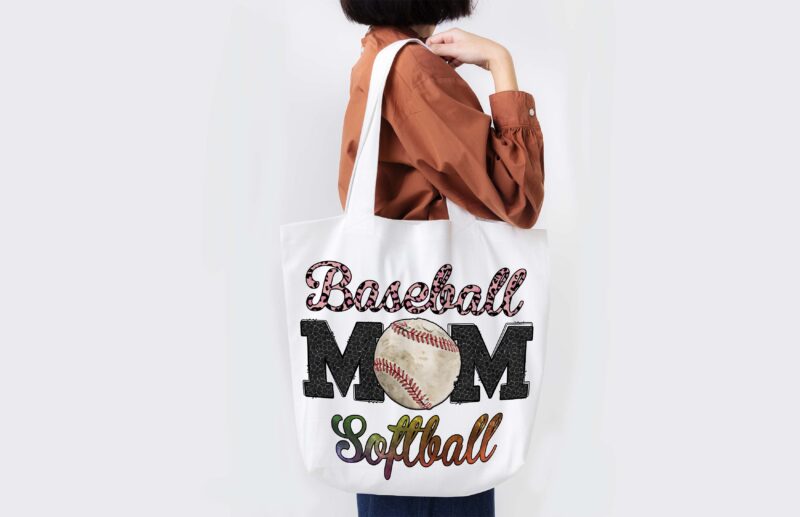 Baseball Mom Softball Tshirt Design