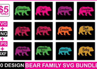 Bear Family Svg Bundle