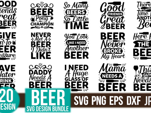 Beer svg design bundle