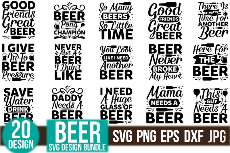 Beer SVG Design Bundle