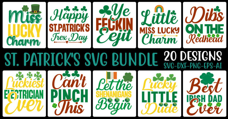 St. Patrick’s SVG Bundle vol.5