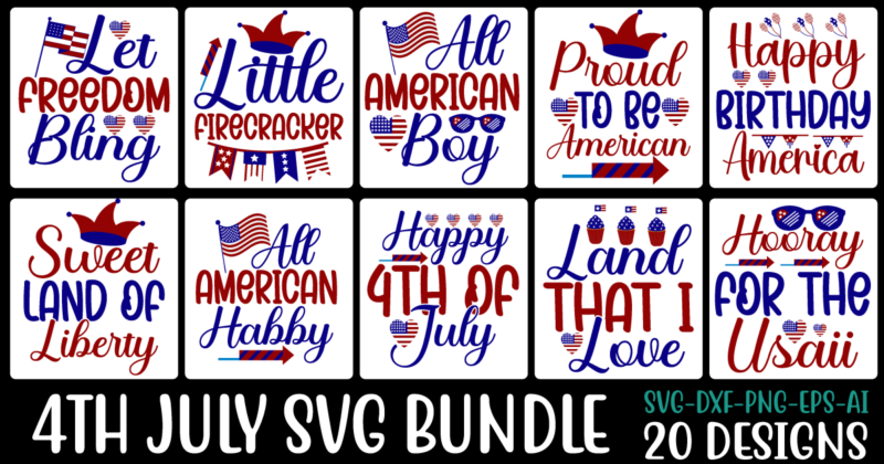 4Th July SVG Bundle vol.8