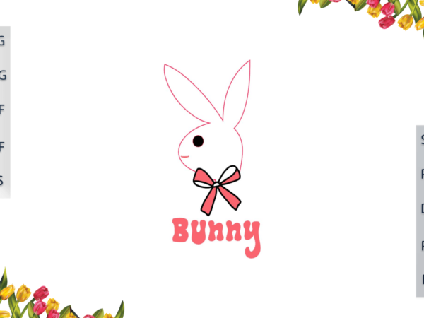 Easter day, cutie bunny vector diy crafts svg files for cricut, silhouette sublimation files, cameo htv files