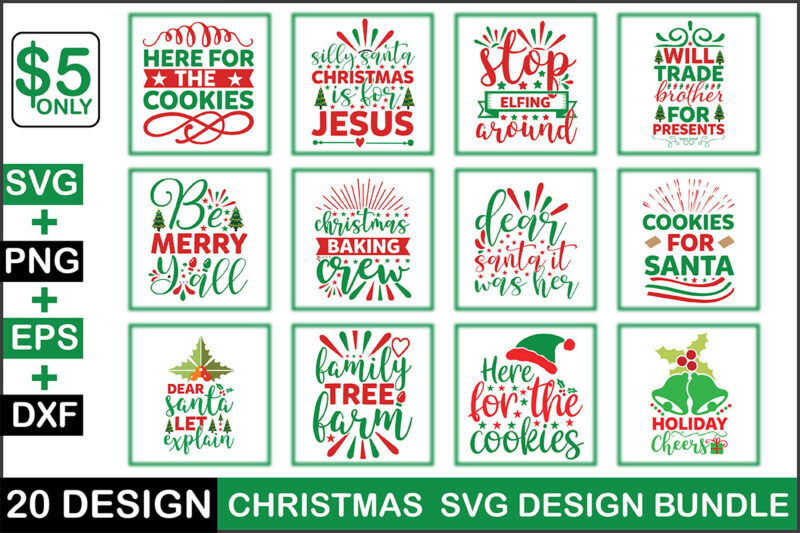 Christmas SVG Design Bundle